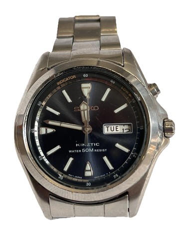Seiko men kinetic stainless - kinetic,