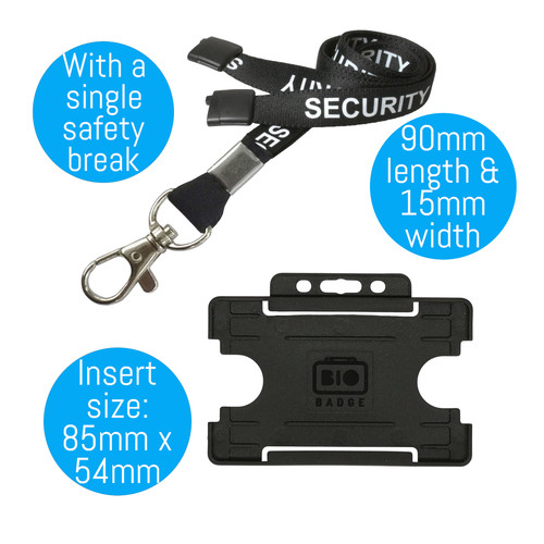 Security lanyard metal trigger - security,