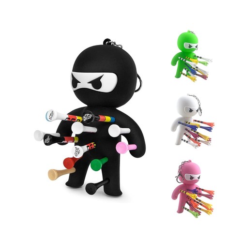 Golf ninja tee - golf, keychain