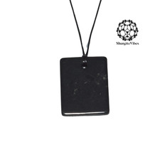 Shungite pendant Rectangle