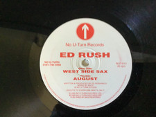 HARD TO FIND  -  ED RUSH  WEST SIDE SAX  /  AUGUST  12" DRUM N BASS SINGLE