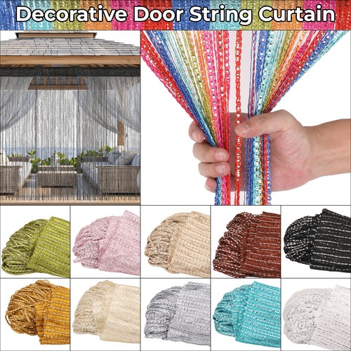 String curtain panels door fly - panels,