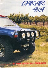Dakar 4x4 Range Rover-based UK market full colour sales brochure + prices ++
