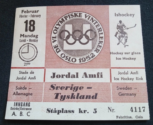 Orig ticket olympic winter - orig.,
