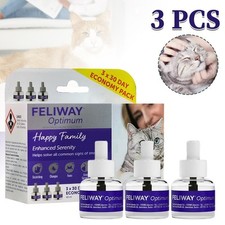Feliway Optimum Cat Enhanced Calming Pheromone 3×30 Days Refill Cat 48ml