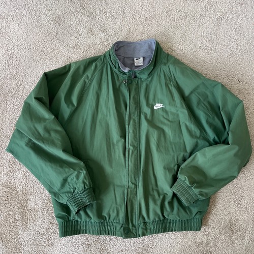 Nike green harrington jacket - green,