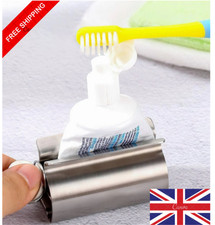 1PC Rolling Toothpaste Tube Squeezer Stainless Steel  Dispenser Squeeze HolderUK