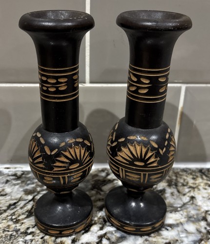 Vintage hand carved and - x,