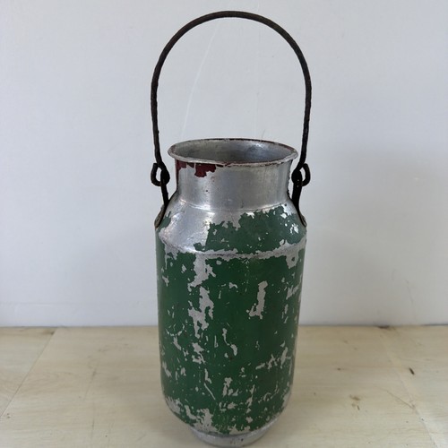 Vintage aluminium milk churn - vintage,