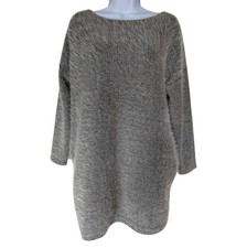 Grey Fluffy Knit Short