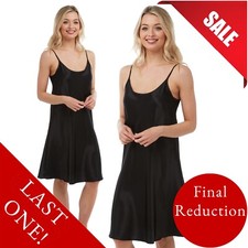 Black Silky Shiny Satin Short