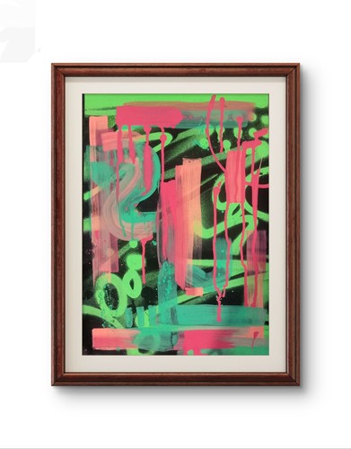 Original graffiti abstract - original,