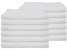 72 Pack Cheap White Bath Towels Wholesale Bulk Buy 100% Cotton 320gsm 65 x 120cm