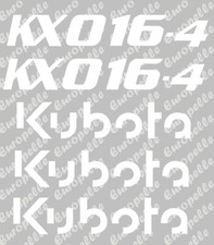 Decal Sticker set for: KUBOTA