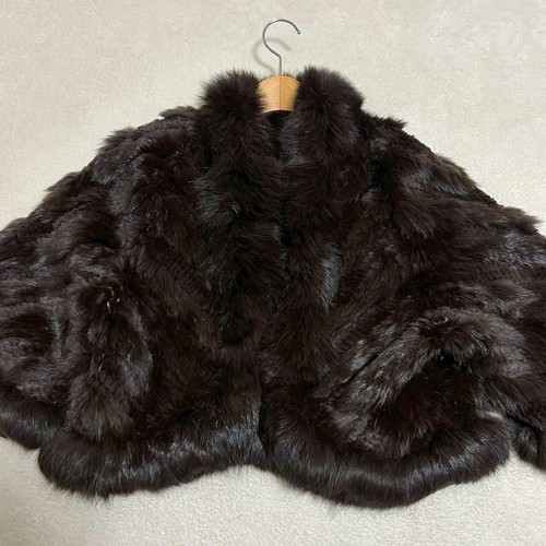Real rabbit fur - fur, cape