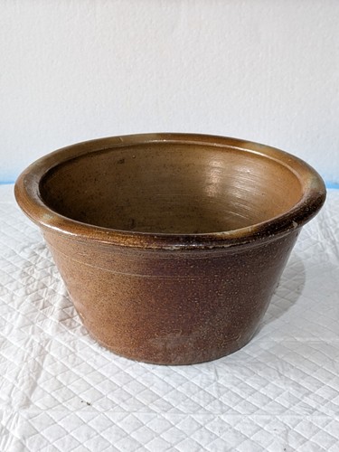 Large vintage brown - vintage, glazed