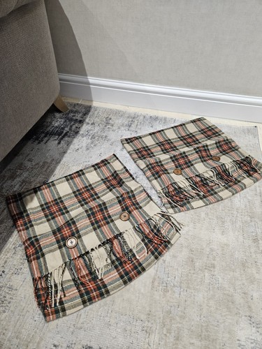 Tartan cushion covers - 2x,