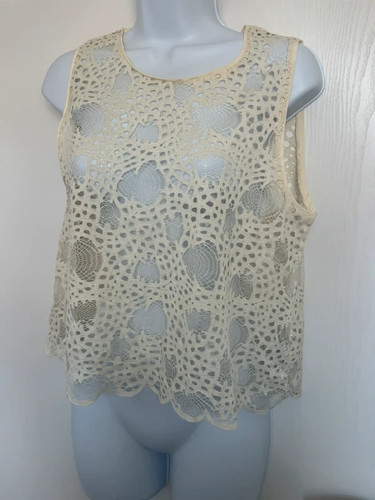 Zara cream sheer - zara, boxy
