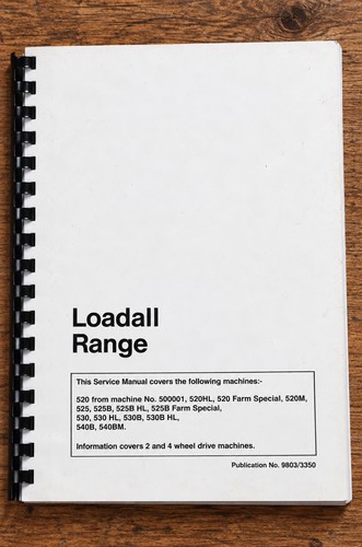 Jcb loadall 520 525 - 530, 540