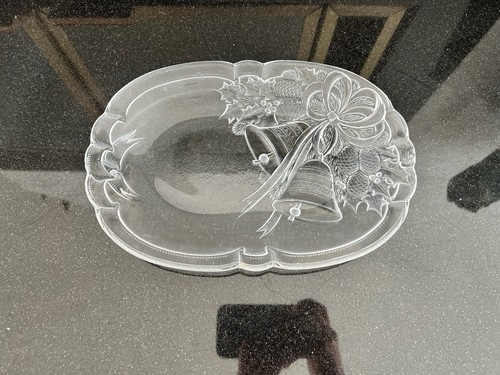 Clear glass plate decorative - clear,