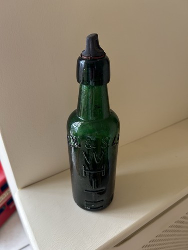 Antique whites green glass - antique,