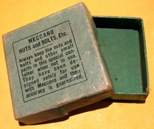 Meccano small parts cardboard box (160)