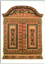 Postcard - Wardrobe, Västagården - Lima, Sweden