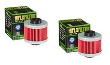 2x Hiflo HF185 oil filter oil