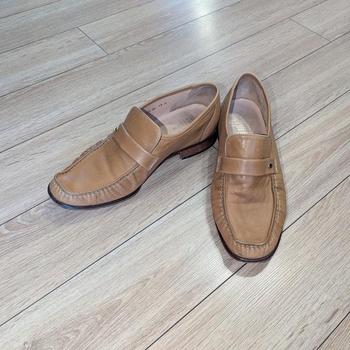 Mens grenson loafers beige - mens,