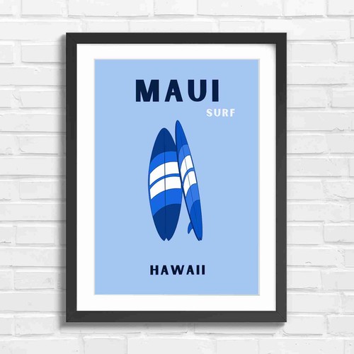 Maui surf art - maui, board