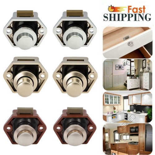 Mini push button - push, lock