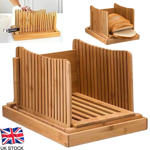 Bamboo bread slicer guide - slicer, loaf