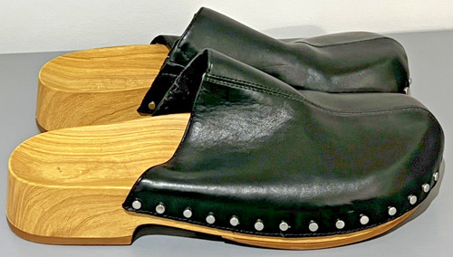 Zara studded clogs wooden - studded,