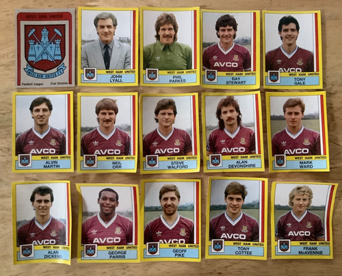 Panini football west ham - west,