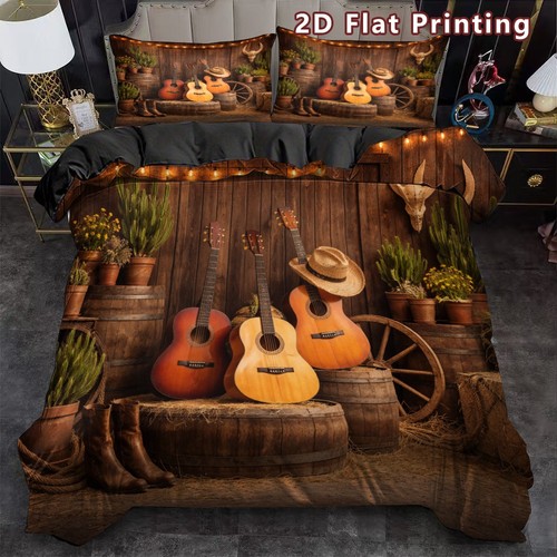 Wine cellar guitar soft duvet - wine,