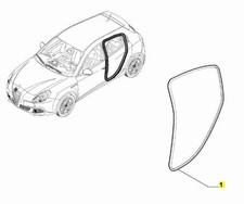 Seal, Rear Door - Alfa Romeo