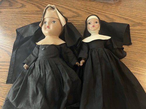 Antique nun dolls 2 - nun,