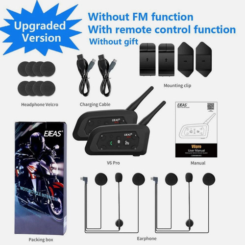 Pro motorcycle intercom - pro,