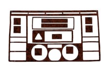 Walnut Finish Dash Trim Kit To