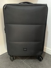 Antler Lightest Expandable 68cm Suitcase, Black rrp£220 *See Desc. Handle Stuck