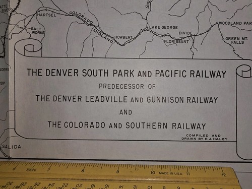 Original 1900s map the denver - original,