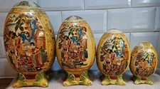 4 x Vintage Satsuma Porcelain