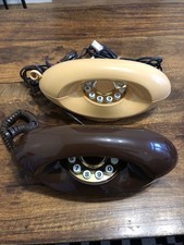 Vintage 2 X Genie Push Button Phone Untested 