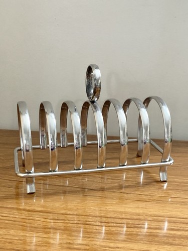 Vintage slice chrome toast - slice,
