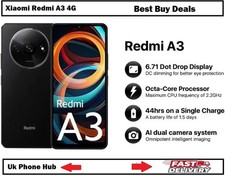 Xiaomi Redmi A3 4G Midnight Black 64GB + 3GB Dual-SIM Unlocked Brand New Sealed