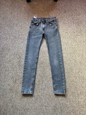 Levi's Grey 519 Hi-Ball Skinny Jeans with Stretch size W28   L28.5  W26-28