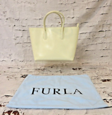 Furla Handbag Leather Cream With Dust Bag