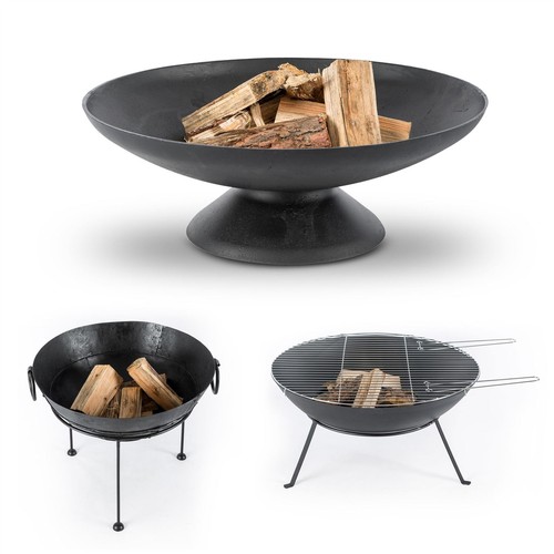 Metal cast iron fire - iron, bowl