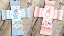 Baby Blessing Cross Boy's