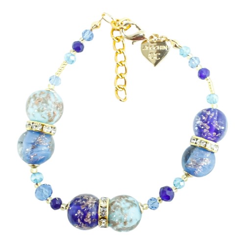 Murano glass bead bracelet - murano,